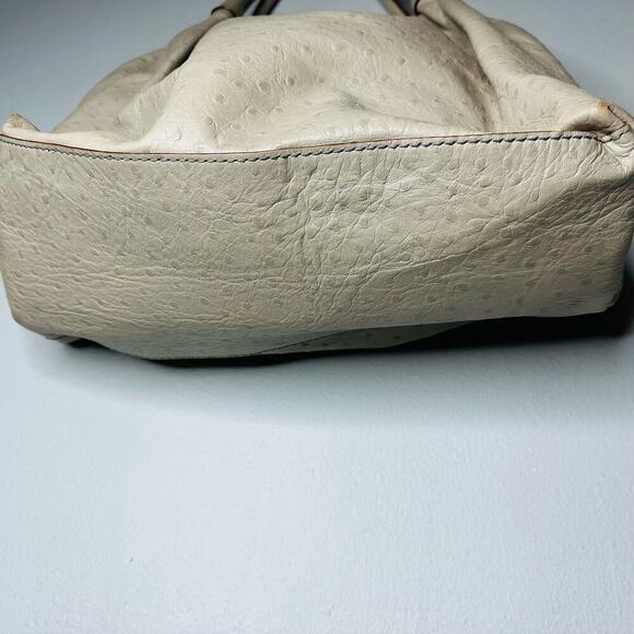 KATE SPADE New York Stone Ostrich Embossed Overlap Closure Shoulder Bag - Picture 3 of 12